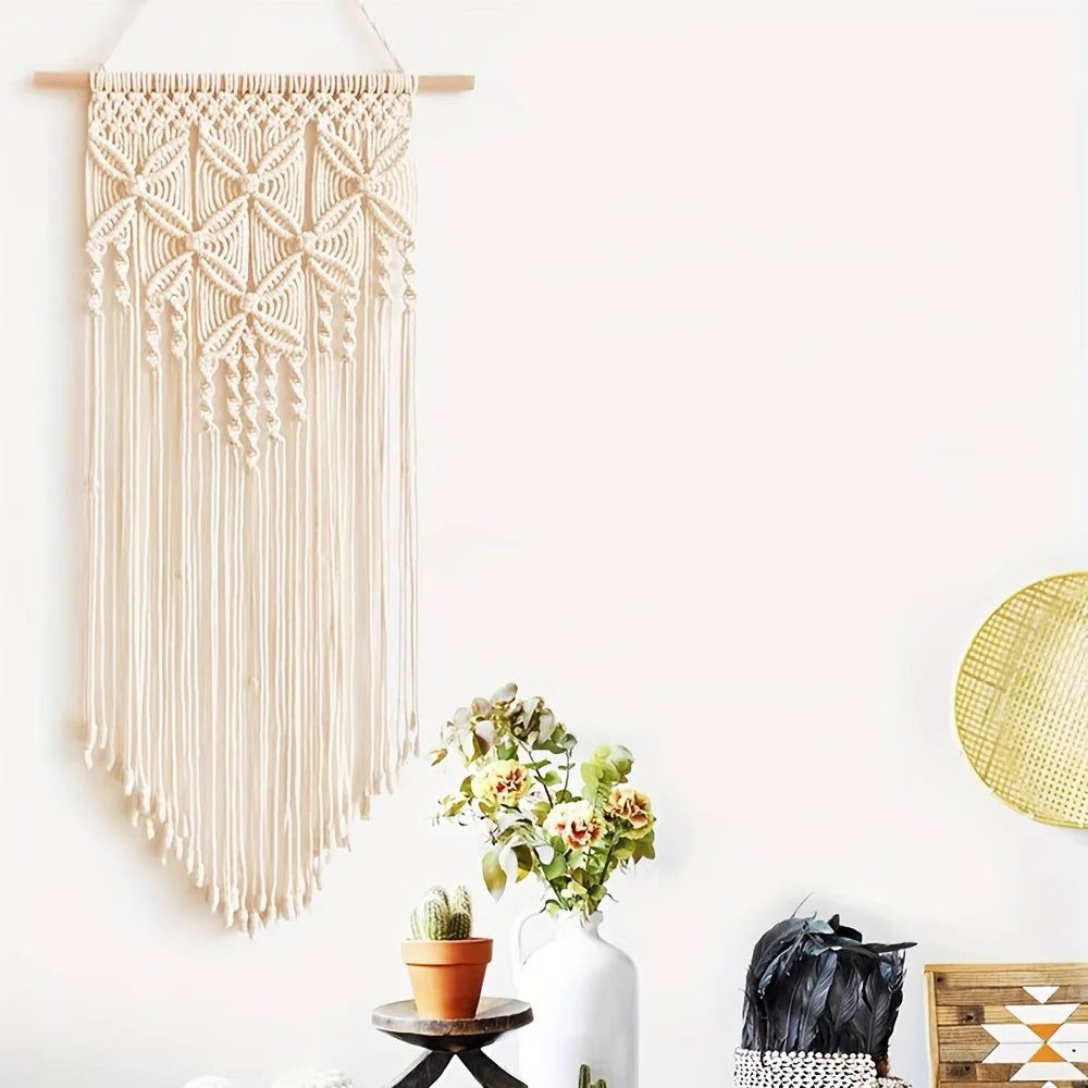 Tenture Murale Macramé Bohème - Déco Murale Cosy