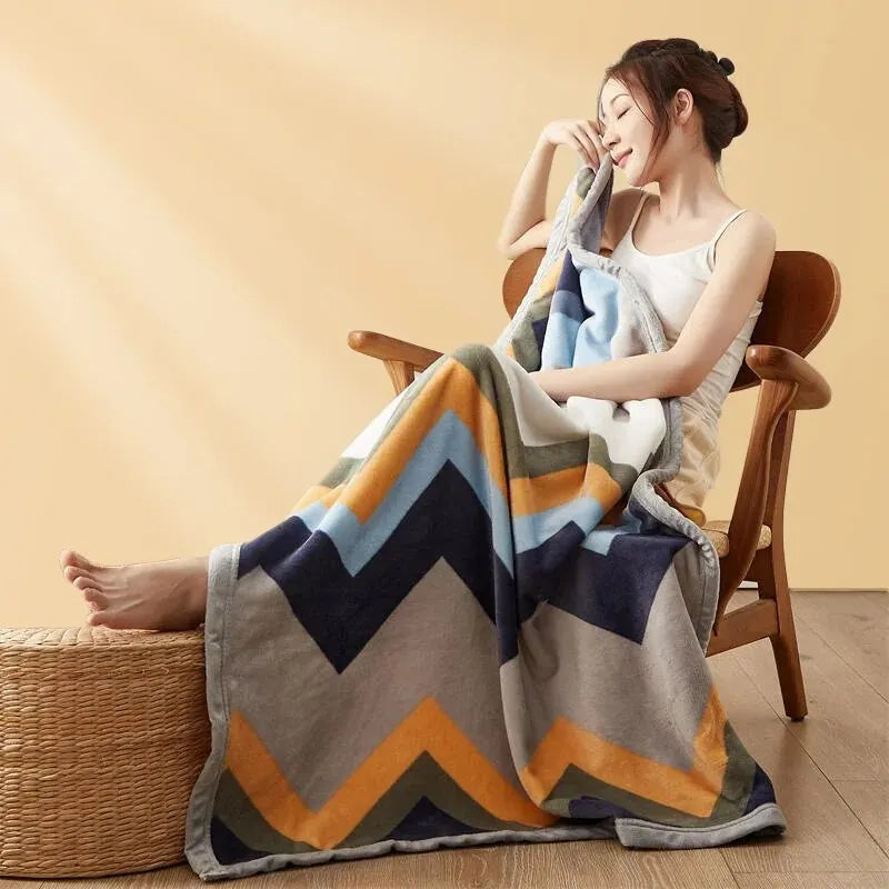 Plaid Douillet Polaire - Couverture Canapé Cocooning
