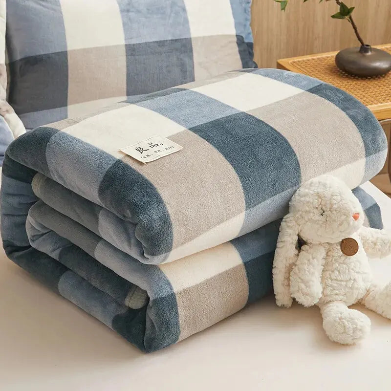 Plaid Douillet Polaire - Couverture Canapé Cocooning