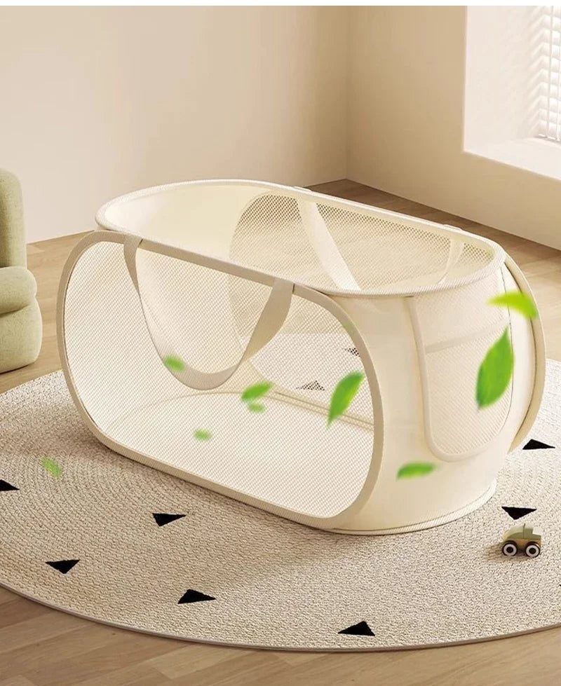 Panier de Rangement Pliable Déco - Corbeille Tissu