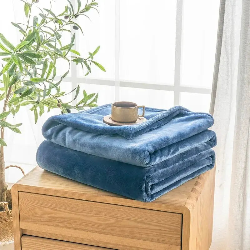 Plaid Douillet Polaire - Couverture Canapé Cocooning