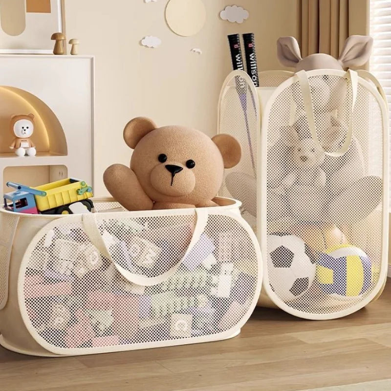 Panier de Rangement Pliable Déco - Corbeille Tissu