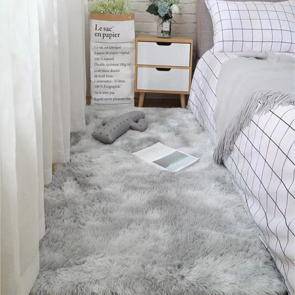 Tapis Salon & Chambre Antidérapant - Tapis Déco Moderne