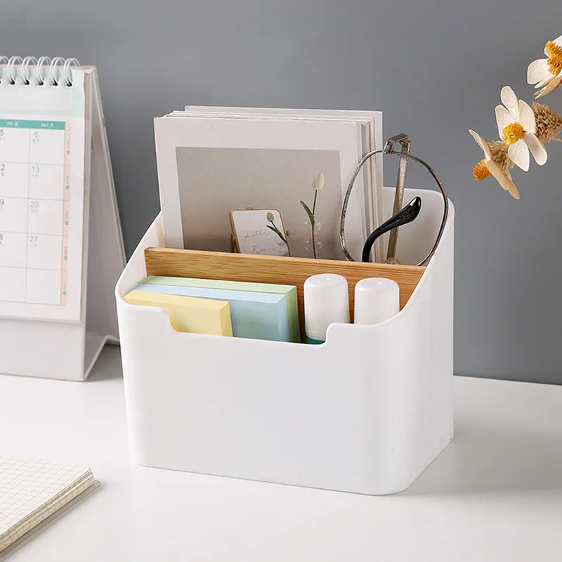 Boîte de Rangement Design 2 Compartiments - Organiseur Déco