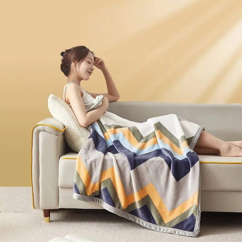 Plaid Douillet Polaire - Couverture Canapé Cocooning