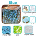 Cube Floral Lumineux LED - Idée Cadeau Déco Originale