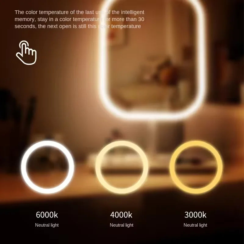 Miroir Lumineux LED Design - Miroir Maquillage Déco