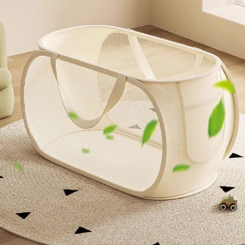 Panier de Rangement Pliable Déco - Corbeille Tissu