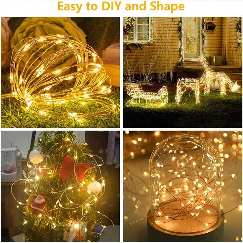 Guirlande Lumineuse LED Rideau - Déco Chambre & Fête