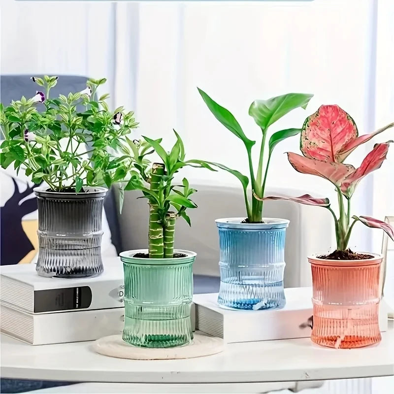 Pot de Fleurs Design Coloré - Cache Pot Plante Intérieur