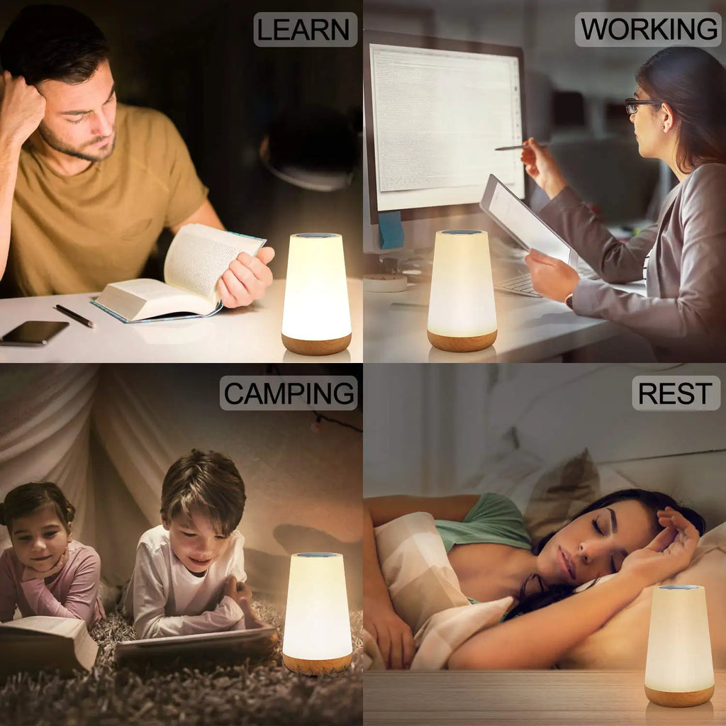 Veilleuse LED 13 Couleurs - Lampe Ambiance Chambre