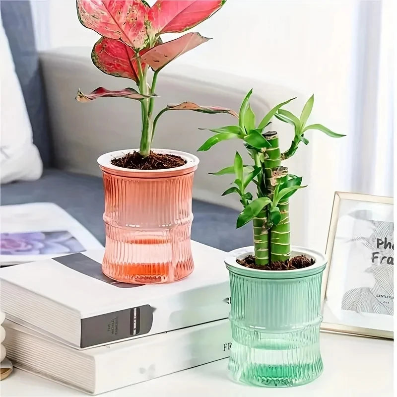 Pot de Fleurs Design Coloré - Cache Pot Plante Intérieur